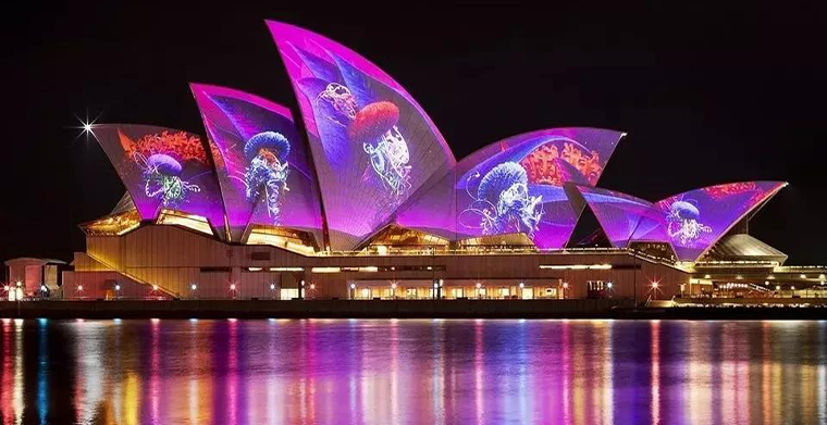 壮丽的灯光，多样的音乐，绝妙的创意， ?悉尼灯光音乐节惊艳亮相